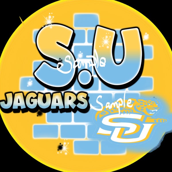 Southern University Jags, Sublimation, Airbrush png