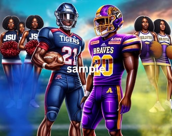 Jackson State, Alcorn, Soul Bowl, HBCU Sublimation, DTF