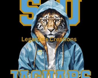 SU Jaguar, Sublimation, DTF prints  #HBCU