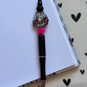 Beaded Pen Anxiety | Silicone Beads Writing Ballpoint Pen | Unique Pen, Perfect Gift, Unique Gift