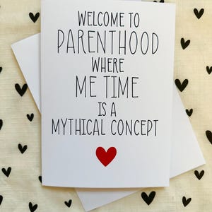 Carte de naissance Mythical Concepts pour la parentalité 5 x 7 pouces, bienvenue bébé, carte de voeux de bébé, carte de nouveau-né, Freddie's Little Treasures