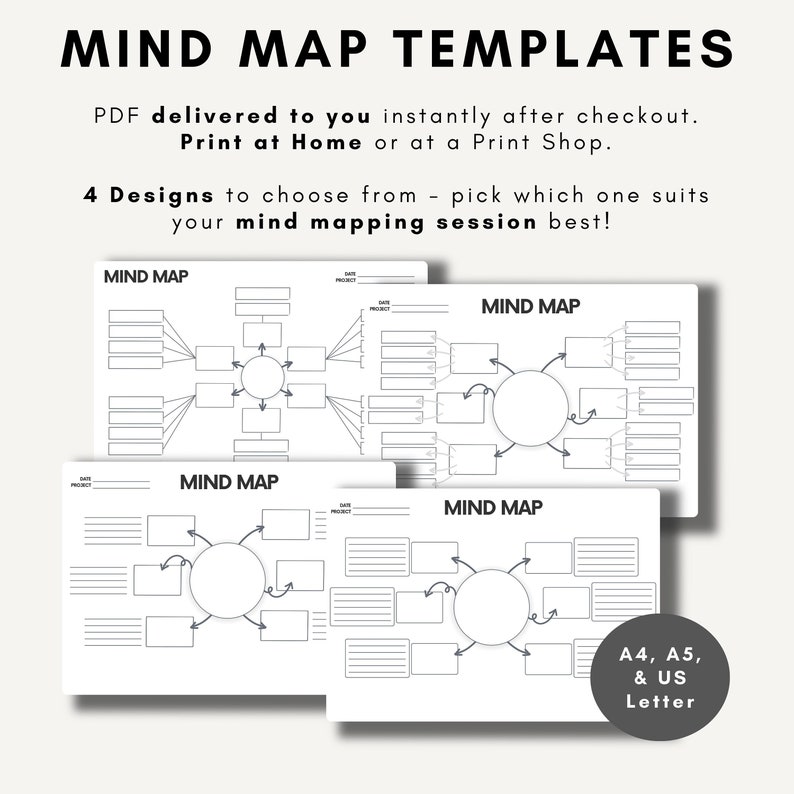 Mind Map Template Printable Mind Map Planner Mindmap Study Guide Mind Map Template Printable Mind Map Planner Mindmap Study Guide