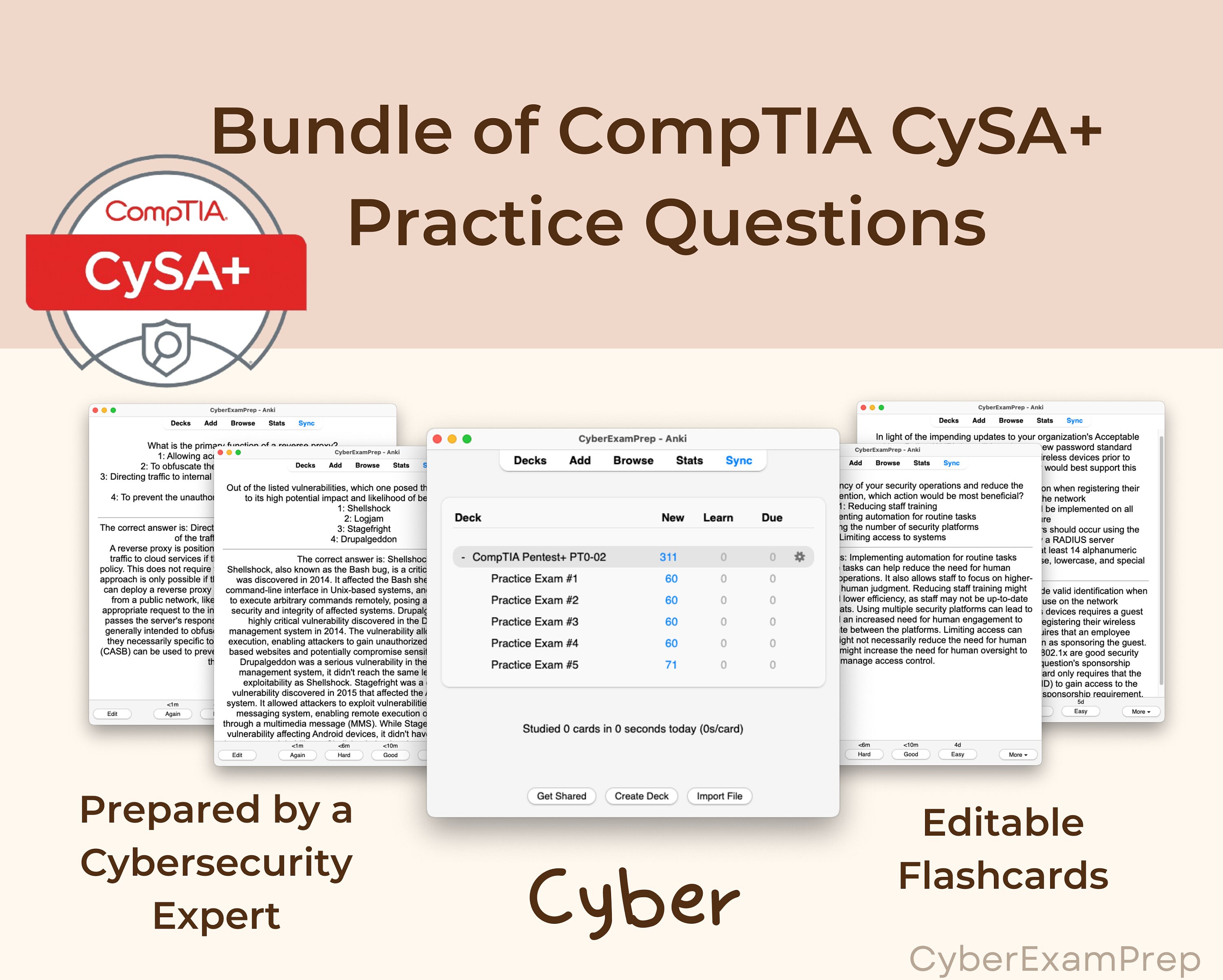 Cysa Practice Questions | Cysa Cyber Security Practice Test – WMJJXR