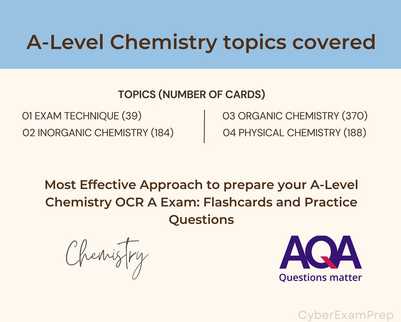 Chemistry A Level OCR A Exam Anki Cards For Student Flashcards And chemistry-a-level-ocr-a-exam-anki-cards-for-student-flashcards-and