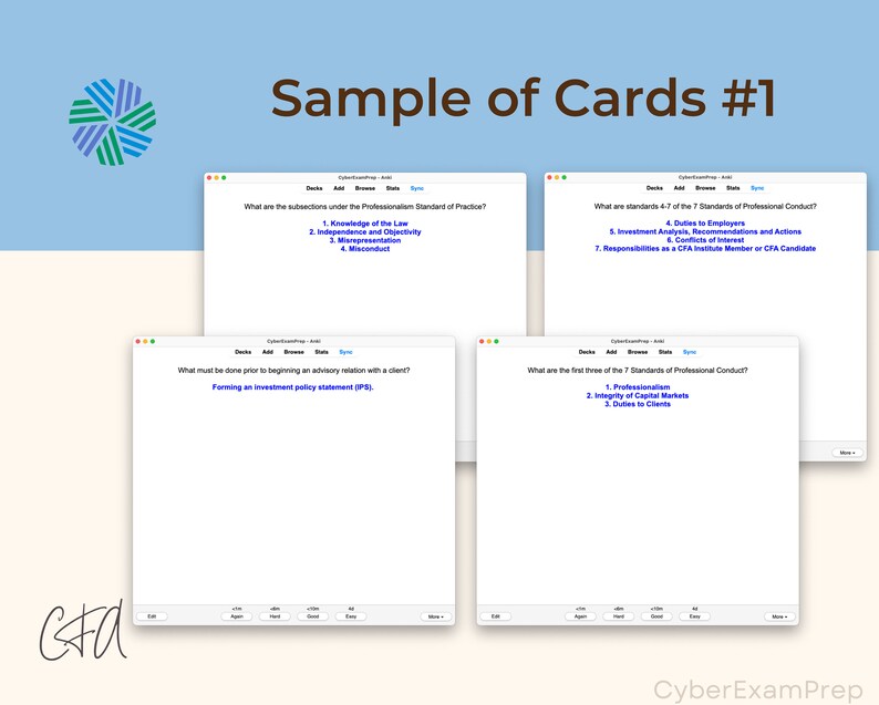 Ultimate CFA Flashcards Bundle 2024 Level 13 Anki Cards Exam Prep