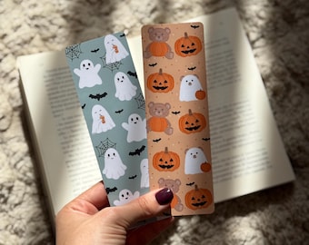 Segnalibri Halloween Spooky – Segnalibri Horror, Zucche e Fantasmini per Amanti di Lettura - Set Segnalibri a Tema Halloween