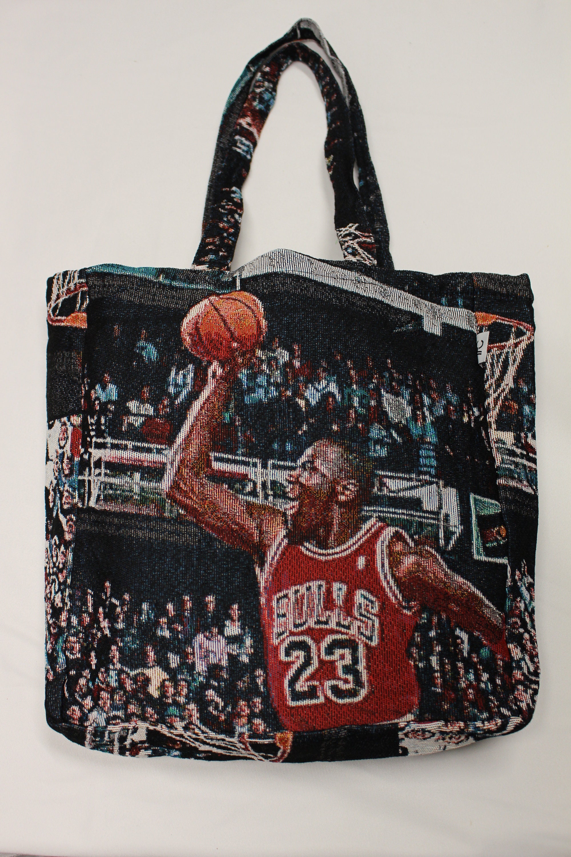 Michael Jordan CHICAGO BULLS PIXEL ART 16 Tote Bag