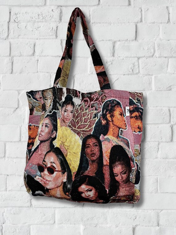 Jhene Aiko Tapestry Tote Bag Over the Shoulder Bag Reusable Eco Everyday Carry Music Celebrity Etsy