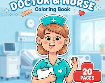 Kleurboek arts-verpleegkundige, medische loopbaaneducatie (pdf-download)