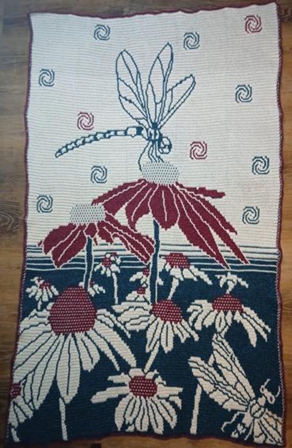 39 Dragonfly Crochet Patterns: Unlock Your Creative Potential Today! 19 Dreamy Dragonfly mosaic crochet blanket