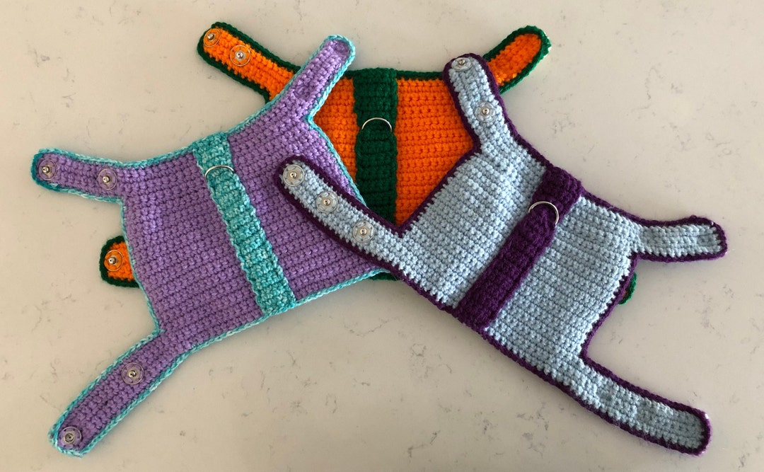 Crochet Cat Harness Pattern Etsy