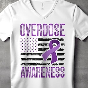 Conscientização sobre overdose Svg Png, Conscientização sobre overdose, Design de sublimação Cricut, Svg para impressão, Camisa de conscientização sobre overdose, Dia de conscientização sobre overdose
