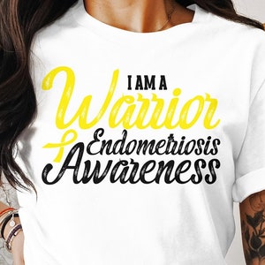 Endometriosis Awareness Svg Png, I Am A Warrior, Cricut Sublimation Design, Printable Svg Png, Endometriosis Shirt, Endo Shirt, Endo Gifts