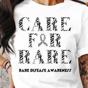 Rare Disease Awareness Svg Png, Care For Rare, Cricut Sublimation Design, Rare Disease Shirt, Rare Disease Svg, Rare Disease Ribbon Svg