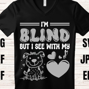 Blindness Awareness Svg Png, I&#39;m Blind Svg Png, Cricut Sublimation, Printable Svg Png, Blindness Awareness Shirt, Blindness Awareness Design