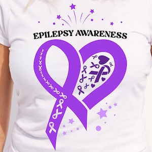 Epilepsy Awareness Svg Png, Epilepsy Warrior Svg Png, In November We Wear Purple, Cricut Sublimation Design, Epilepsy Awareness Shirt Svg