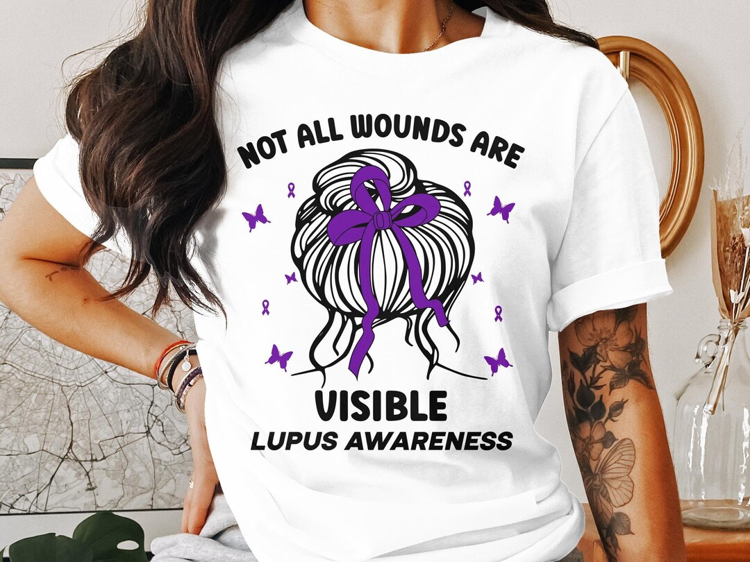 Lupus Awareness Svg Png, Not All Wounds Are Visible, Cricut Sublimation Design, Printable Svg ...