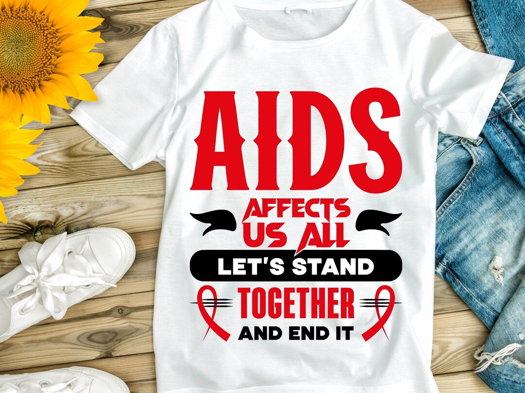 HIV AIDS Awareness Svg Png, Cricut Sublimation Design Svg Png, HIV ...