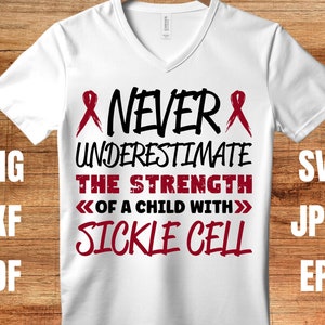 Sickle Cell Awareness Svg Png, Sickle Cell Warrior, Cricut Sublimation Design, Printable Svg, Sickle Cell Awareness Shirt, Sickle Cell Png