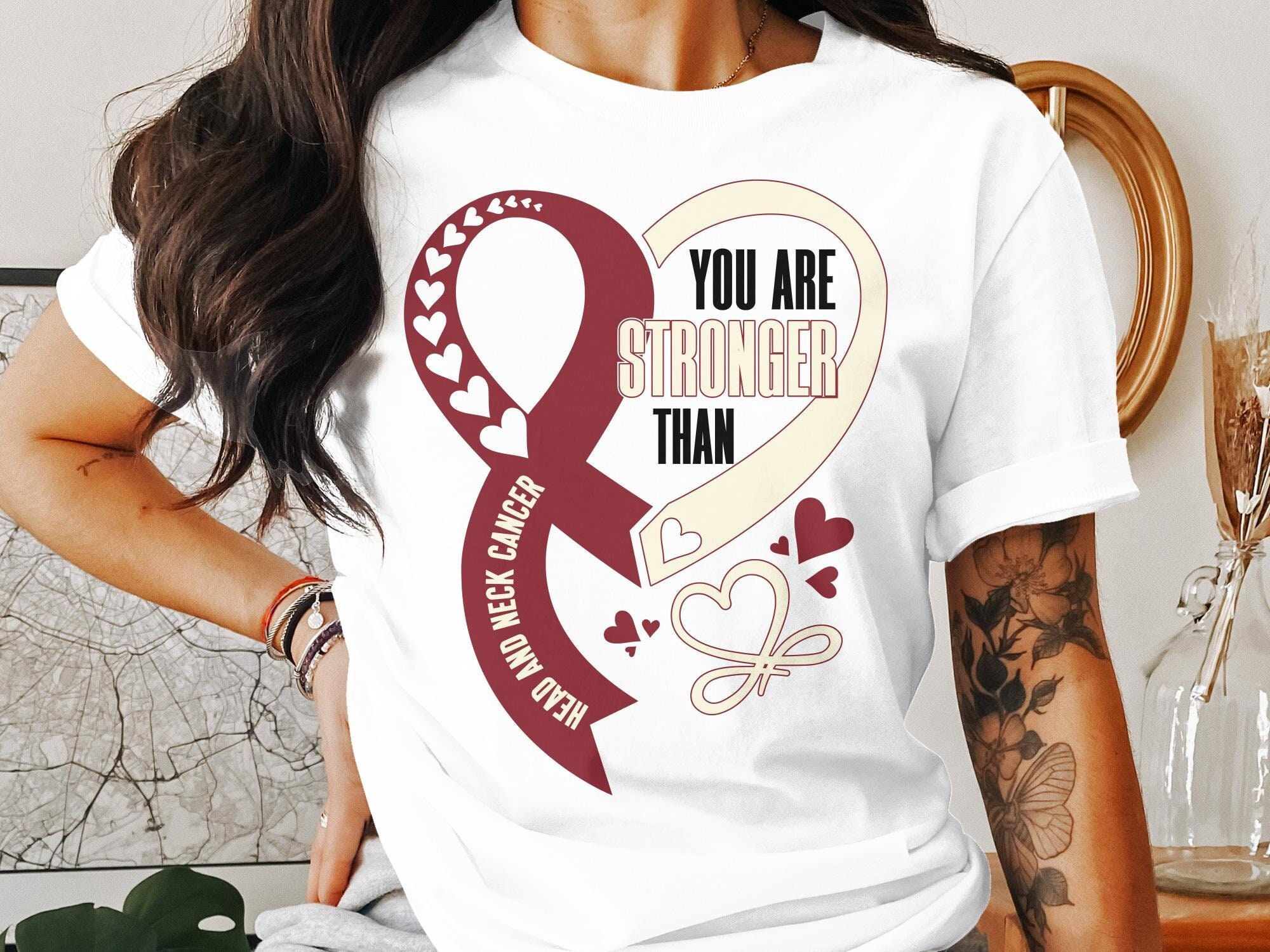 Stronger Than Head and Neck Cancer T-Shirt