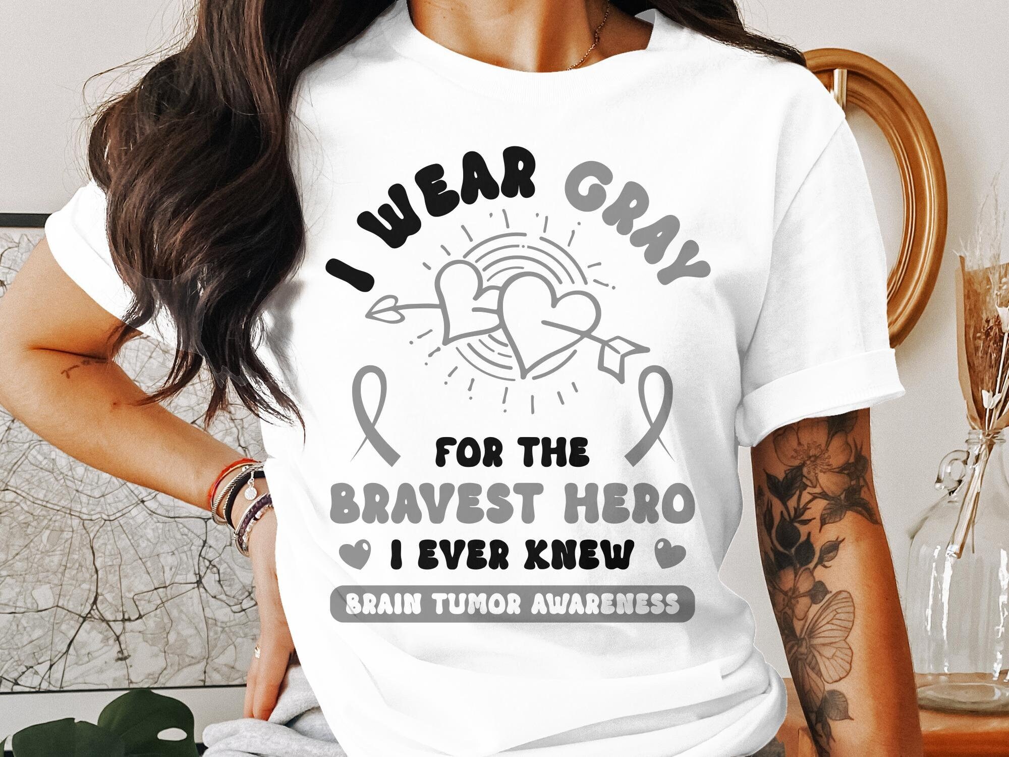 The Bravest Hero I Knew Brain Tumor Awareness T Shirts The Bravest Hero I Knew Brain Tumor Awareness T Shirts