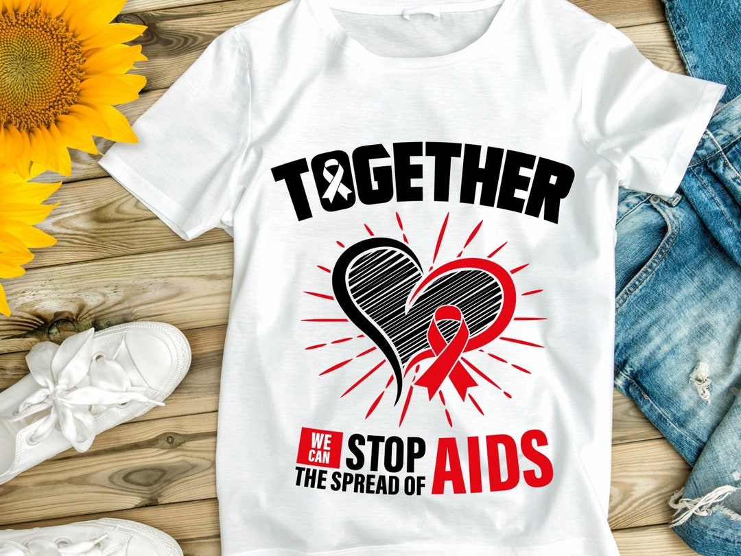 HIV AIDS Awareness Svg Png, Cricut Sublimation Design Svg Png, HIV ...