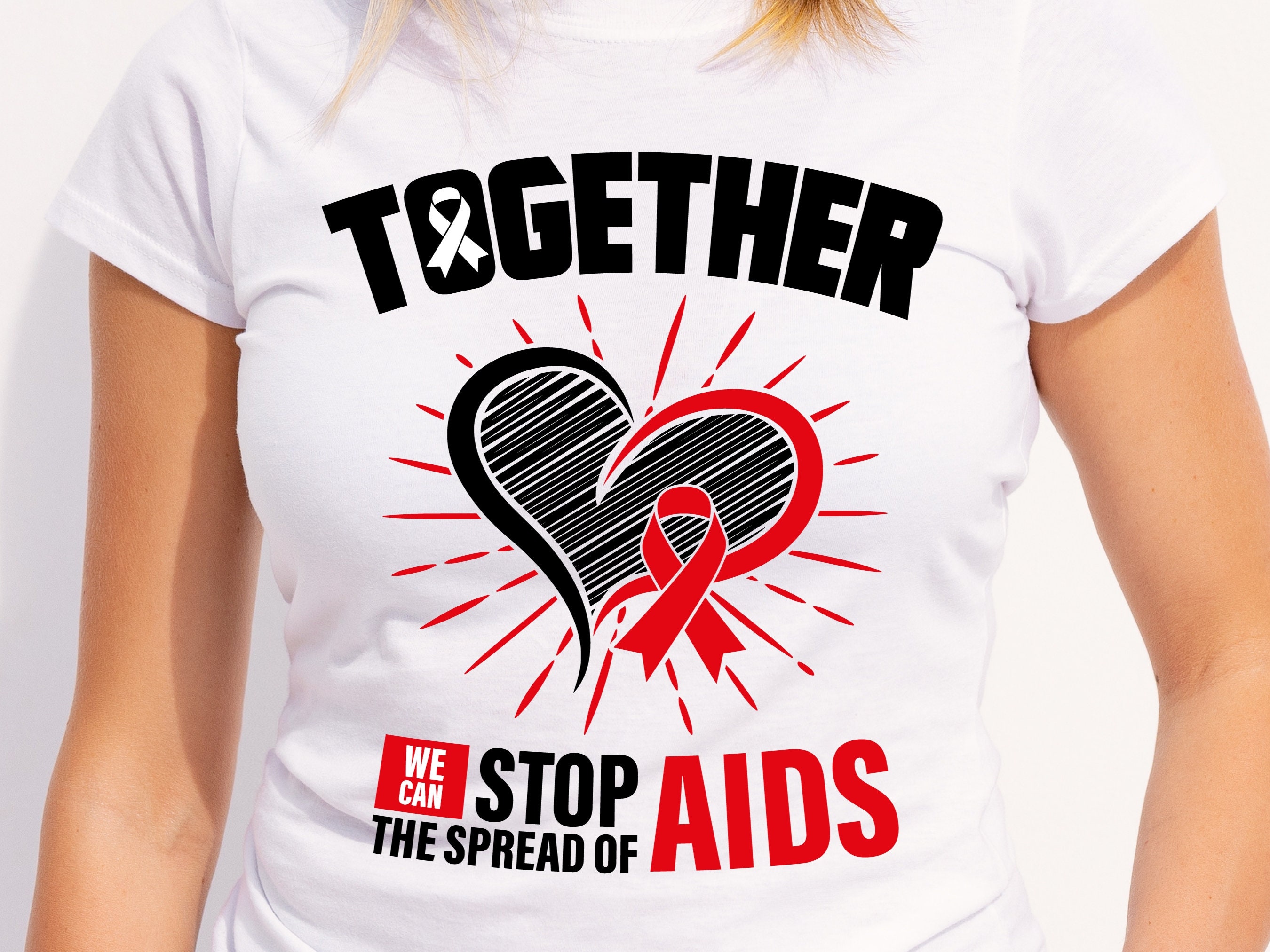 HIV AIDS Awareness Svg Png, Cricut Sublimation Design Svg Png, HIV ...