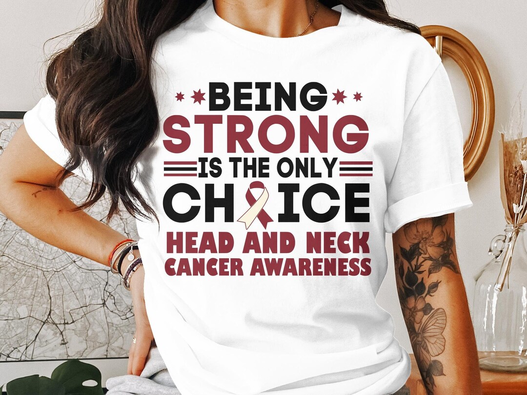 Stronger Than Head and Neck Cancer T-Shirt main image 0