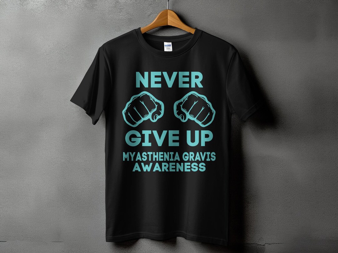 Myasthenia Gravis Awareness Svg Png, Never Give Up, Cricut Sublimation Design, Printable Svg Png ...