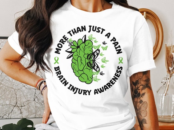 Brain Injury Awareness Butterfly Green Ribbon Tshirt Gifts Brain Injury Awareness Butterfly Green Ribbon Tshirt Gifts