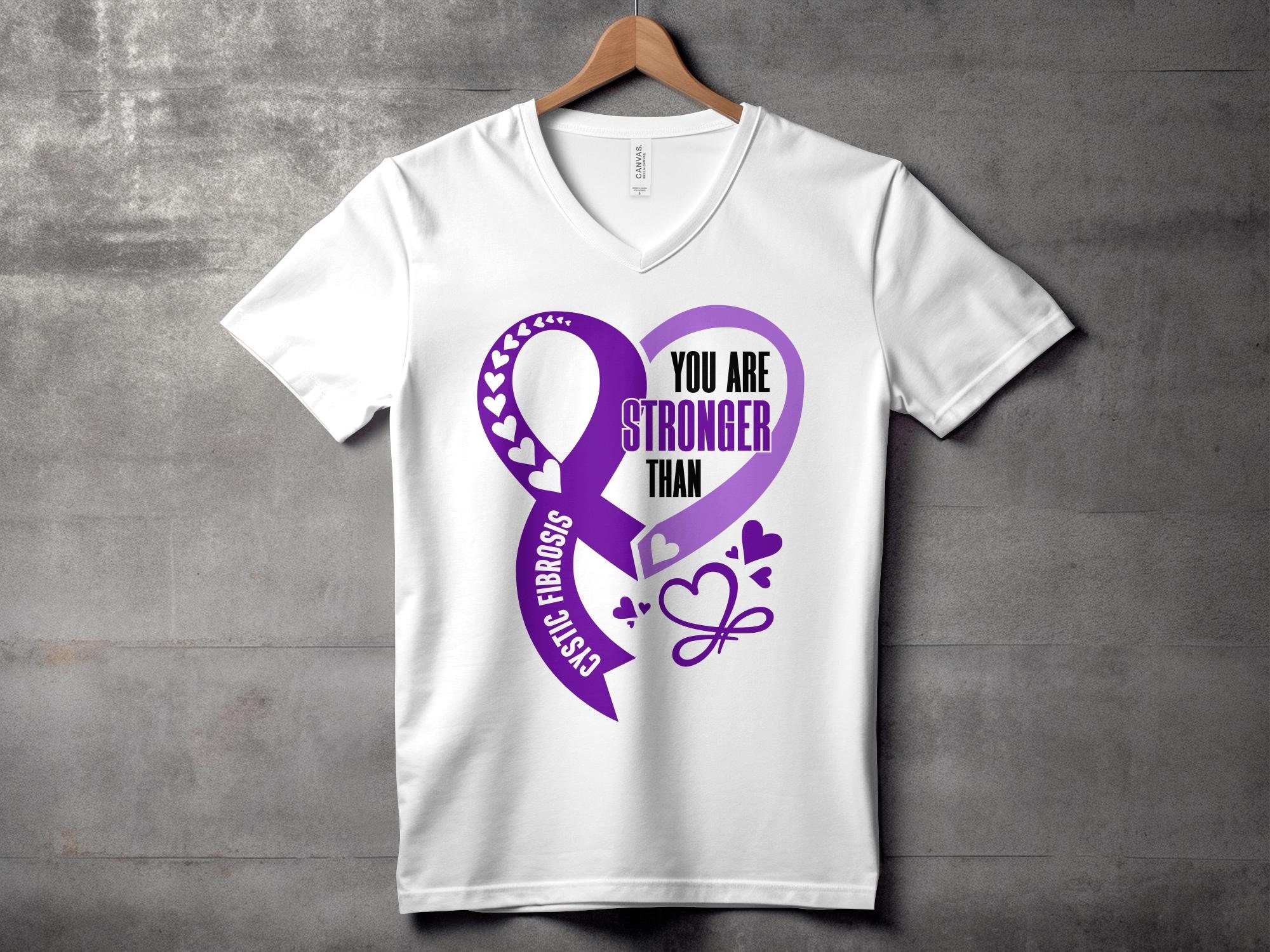 Cystic Fibrosis Awareness Svg Png, You Are Stronger Than, Cricut ...