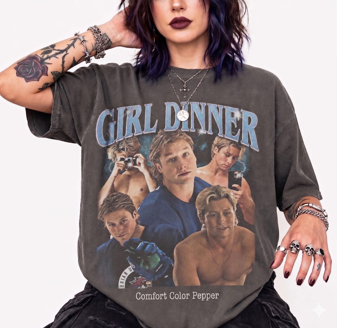 Vintage Dean Di Laurentis Girl Dinner Tee