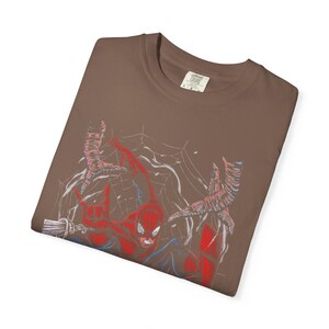 Koszulka komiksowa Vintage Comfort Colors® Spider-Man, koszulka dla fanów Marvel Avengers, prezent dla kobiet i mężczyzn, unisex zdjęcie 6