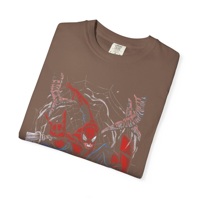 Koszulka komiksowa Vintage Comfort Colors® Spider-Man, koszulka dla fanów Marvel Avengers, prezent dla kobiet i mężczyzn, unisex zdjęcie 6