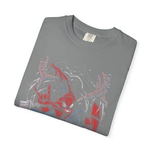Koszulka komiksowa Vintage Comfort Colors® Spider-Man, koszulka dla fanów Marvel Avengers, prezent dla kobiet i mężczyzn, unisex zdjęcie 7