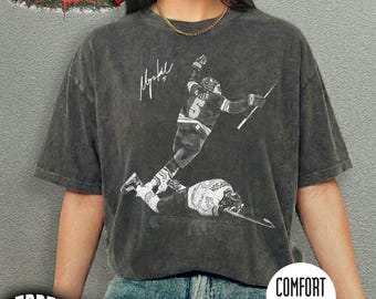 Koszulka Vintage Comfort Colors® Megan Keller, damska koszulka hokejowa w stylu vintage, koszulka hokejowa Hilary Knight, prezent dla kobiet i mężczyzn, koszulka unisex