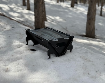 Heavy-Duty Portable Asado Grill – Durable, Foldable, and Perfect for Outdoor BBQ & Camping!