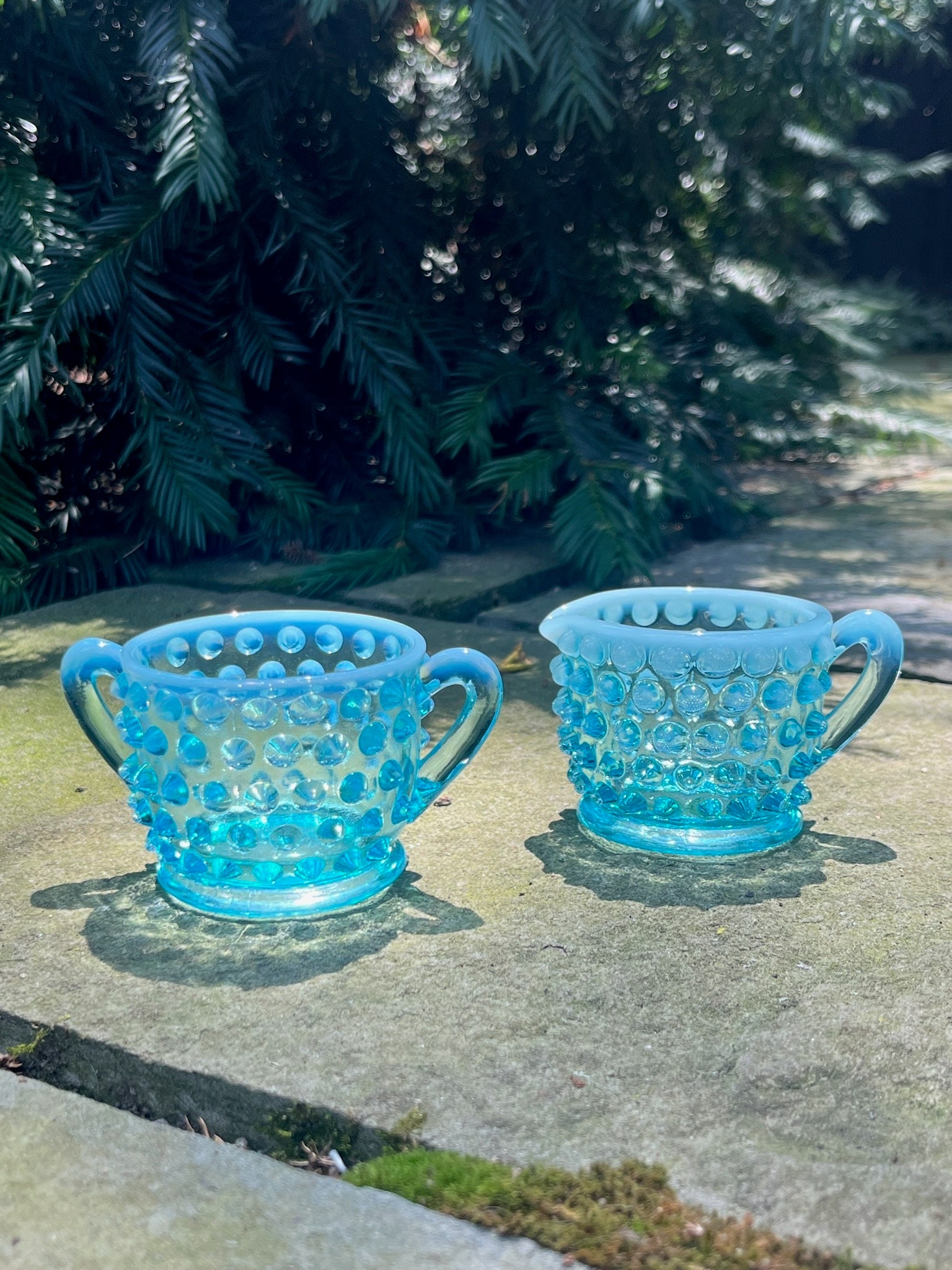 ヴィンテージ フェントン ホブネイル クリーマー＆シュガー