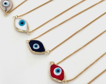 Turkish Eye Black Necklace