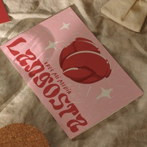 Tarjeta San Valentín. Eres mi media langosta