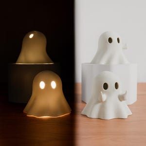 LED Ghost Halloween Decoration: Eco-Friendly PLA Spooky Decor