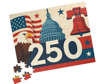 America 250 Puzzle, Vaterländisches Jubiläumsgeschenk
