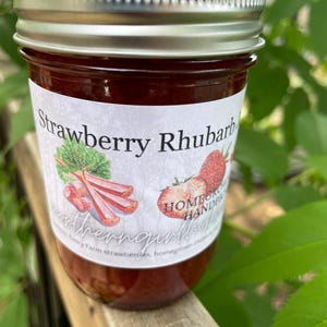 Erdbeer-Rhabarber-Marmelade 250 ml