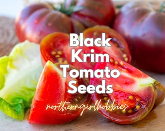 Semillas de tomate Black Krim HEIRLOOM (20 semillas + regalo) Orgánico/ Envío combinado