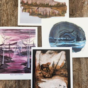Cartões de impressão de arte por Nick Cywink (sem envelopes) Escolha de um