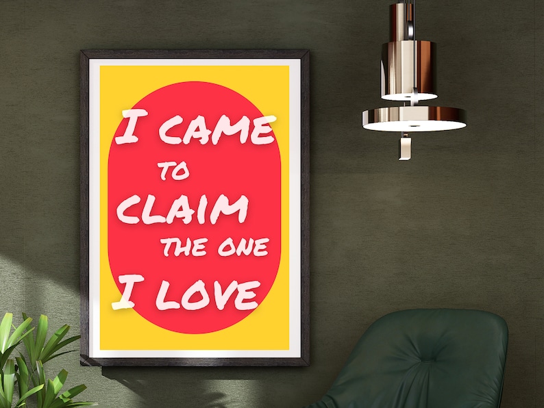 A Court of Thorns and Roses wall art featuring a quote about beauty and thorns