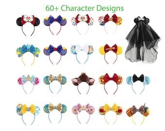 More Minnie Mouse Ears, Mickey Mouse Ears, Affordable Disney Ears, Lightweight Disney Ears, Disney Ears for Kids and Adults