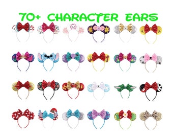 Minnie Mouse Ears, Mickey Mouse Ears, Affordable Disney Ears, Lightweight Disney Ears, Disney Ears for Kids and Adults