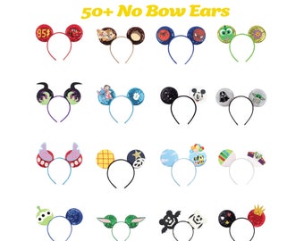 No Bow Disney Ears, No Bow Minnie Mouse Ears, No Bow Mickey Mouse Ears, Affordable Disney Ears, Disney Ears for Kids and Adults