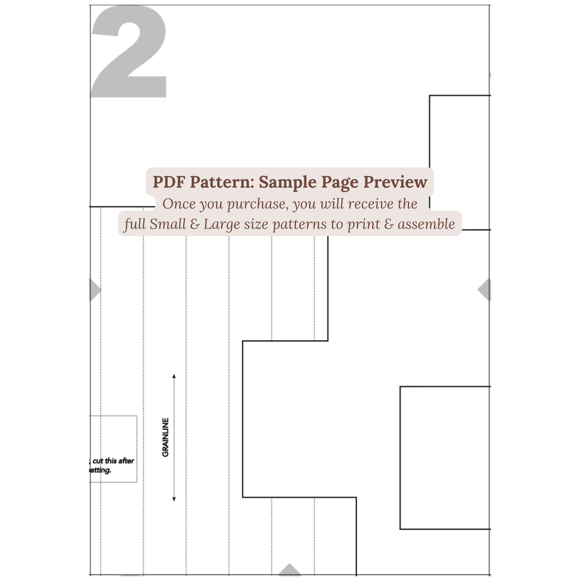Stella Bag Sewing Pattern PDF | Quilted Makeup Bag With Zipper Pockets ...
